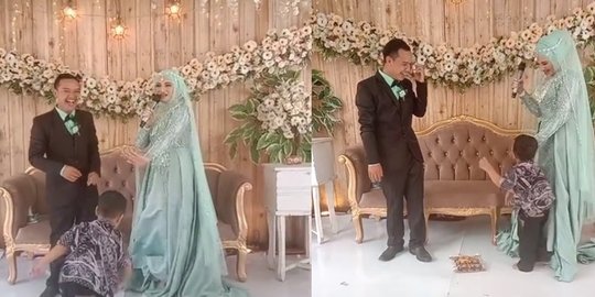 Pengantin Wanita Ini Tiba-Tiba Diamuk Keponakan di Pelaminan, Alasannya Bikin Haru