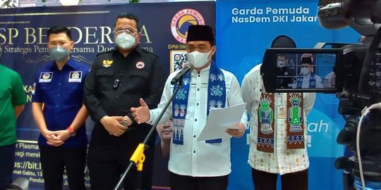 Penuhi Kekurangan Stok Darah Sejak Pandemi, GP Nasdem Kumpulkan 7.734 Kantong
