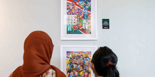 Mengunjungi Pameran Lukisan Membangun Harmoni