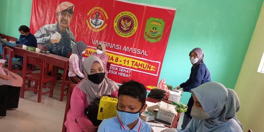 Vaksinasi di Kepri Dihadiri 5.000 Anak Usia 6-11 Tahun