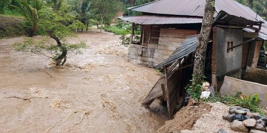 Banjir di Mandailing Natal, Ketinggian Air Ada yang Mencapai 2 Meter