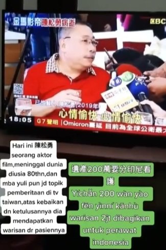 aktor senior taiwan dan pengasuh wni