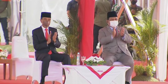 Prabowo Bacakan Pesan Presiden Jokowi, Ajak Seluruh Rakyat Bela Negara