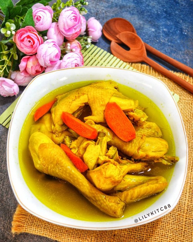 10 resep ayam bumbu kuning sajian lezat untuk menu sehari hari