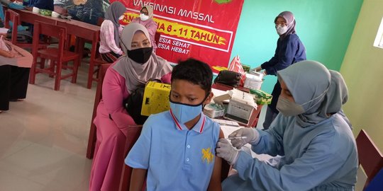 Kemenkes: Peminat Vaksinasi Anak 6-11 Tahun Makin Banyak, Sudah Lebih dari 500.000