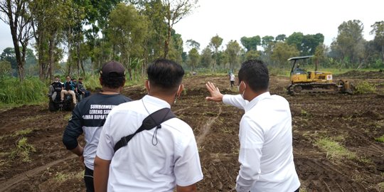 25 Hektar Lokasi Huntara Korban Semeru Selesai Dibersihkan