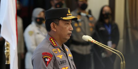 Kapolri Rotasi 60 Perwira Menengah Densus 88