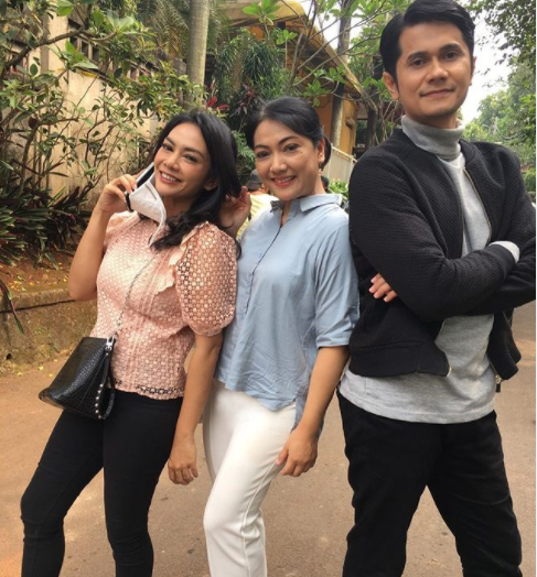 main di suara hati istri intip potret sherly dwi fitri bareng pemain lainnya