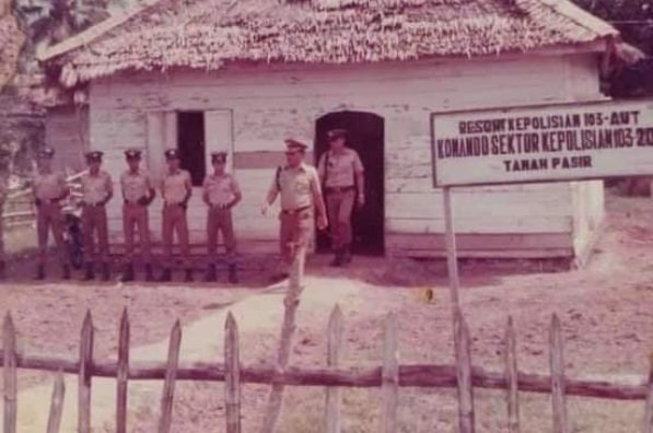 potret polsek tanah pasir aceh tahun 1960