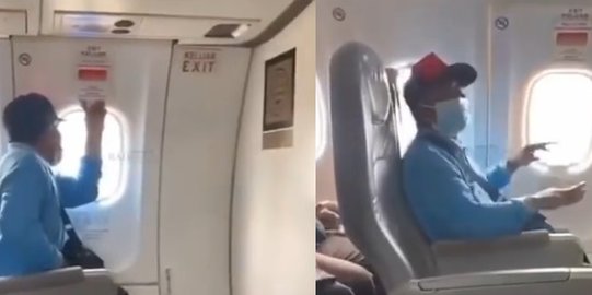 Kepala Desa Bikin Heboh Buka Pintu Darurat, Pesawat Sampai Gagal Terbang
