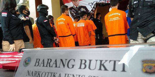 Polisi Ungkap 104 Kasus Narkoba dengan 233 Tersangka Sepanjang 2021