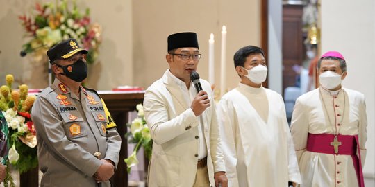 Ridwan Kamil Pastikan Misa di Jawa Barat Berlangsung Aman dan Nyaman