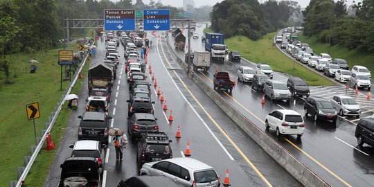 Cegah Kemacetan Libur Natal di Puncak, Polisi Berlakukan Satu Arah Mulai Pukul 13.00