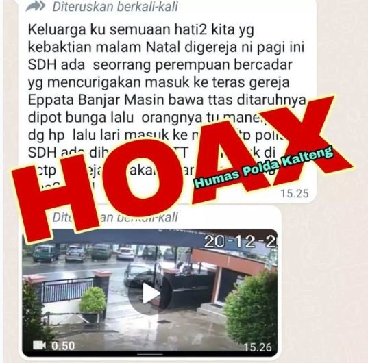 hoaks video wanita bercadar letakkan barang mencurigakan