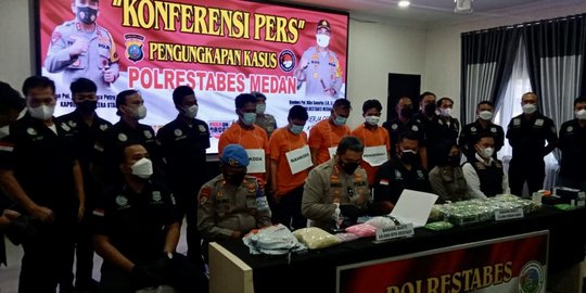 Bongkar Jaringan Narkoba Malaysia-Indonesia, Polisi Sita 13 Kg Sabu