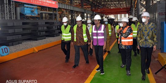 Jokowi Resmikan Pabrik Smelter Nikel: Industri Dalam Negeri Berkembang Cepat