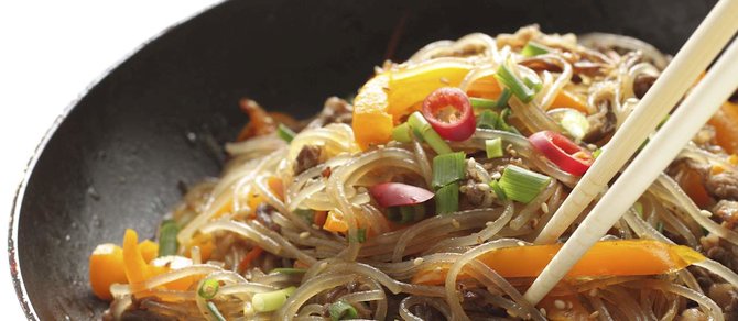 ilustrasi japchae
