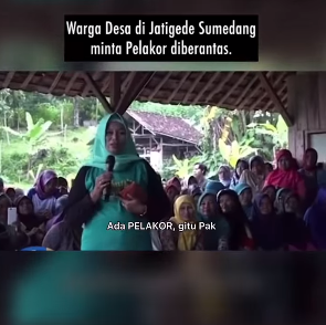 momen kocak ibu ibu curhat ke ridwan kamil ada pelakor di kampungnya