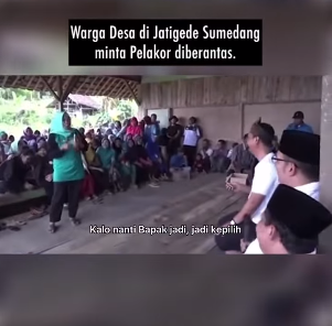 momen kocak ibu ibu curhat ke ridwan kamil ada pelakor di kampungnya