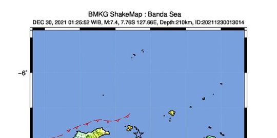 BNPB Masih Data Dampak Kerusakan dan Korban Gempa Maluku Barat Daya