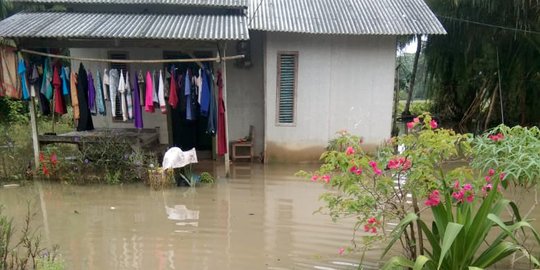 Banjir di Lampung Timur, 150 KK Terdampak dan Jalan Terganggu