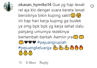 momen pekerja perbaiki rel kereta