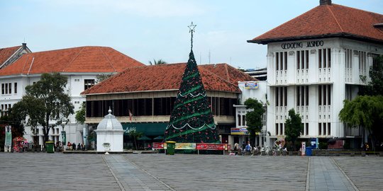 Suasana Kota Tua Jelang Ditutup di Malam Tahun Baru