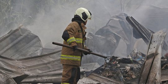 Rumah di Kemayoran Terbakar, Diduga akibat Ledakan Petasan