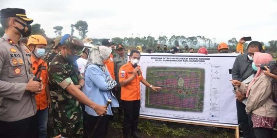 Pembangunan Huntara untuk Warga Terdampak Erupsi Semeru Mulai Dikebut