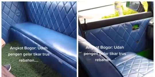 Angkot di Bogor Ini Punya Interior Mewah, Netizen: Pengen Gelar Tikar Terus Rebahan