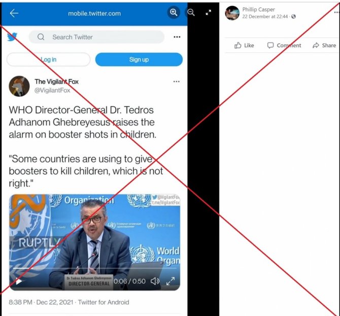 cek fakta salah video direktur who soal vaksin booster bisa bunuh anak anak