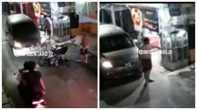 viral pengemudi mobil diduga tenteng pistol usai senggol motor