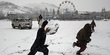 Potret Afghanistan Berselimut Salju