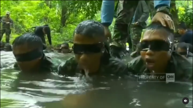 ujian keras masuk pasukan katak tni a