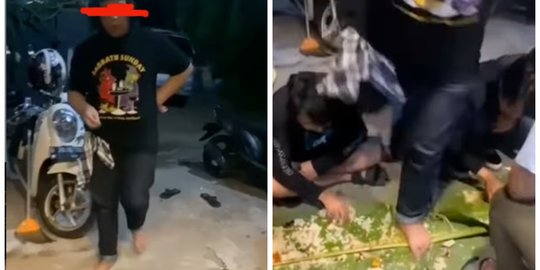 Bikin Geram Netizen, Aksi Pria Injak Nasi saat Makan Bersama Ini Tuai Kecaman