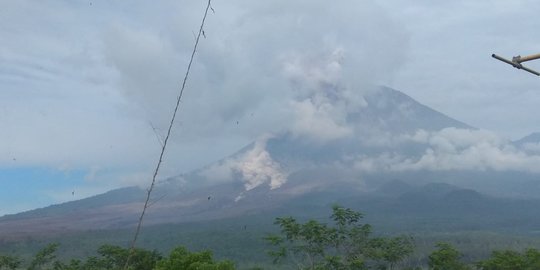 Gunung Semeru Kembali Luncurkan Awan Panas Guguran Hingga 5.000 Meter