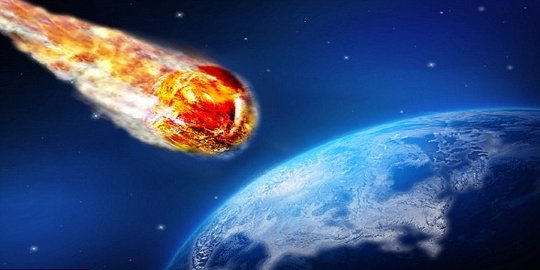 NASA: Meteor Meledak di Malam Tahun Baru Berkekuatan 30 Ton TNT