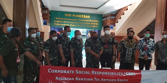 TNI AD Mendapat Bantuan 15.000 Antigen untuk Prajurit Pulang Dinas dari Daerah