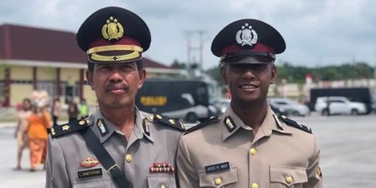 Potret Bintara Polri bersama Ayah Berpangkat Komisaris Polisi, Kompak Berseragam