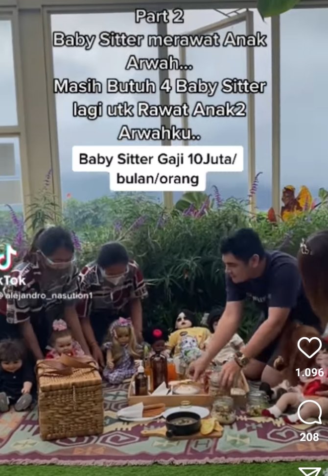 lowongan baby sitter spirit doll gajinya capai rp10 jutabulan syaratnya jadi sorotan