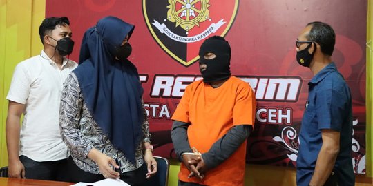 Pria di Aceh Besar Perkosa Anak Tiri sejak Usia 6 Tahun