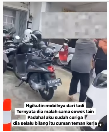 wanita ini pergoki calon suami selingkuh