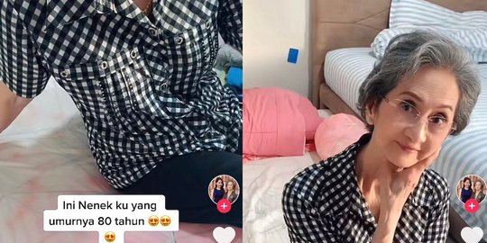 Viral Nenek Berusia 80 Tahun Memiliki Wajah Awet Muda Netizen Ramai