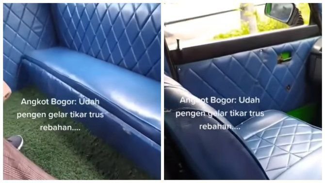 potret sederet angkot unik dengan fasilitas keren ada yang bak rumah sultan