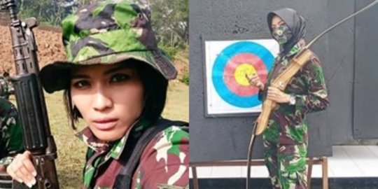 Sering Ditanya Mana Suaminya, TNI Wanita Ini Langsung Pamerkan Sosoknya Mematikan