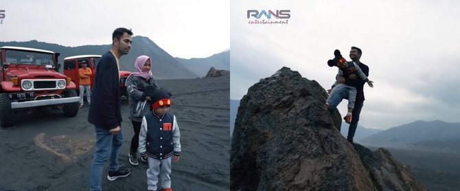 artis liburan ke bromo
