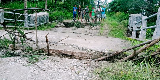 Jembatan di Dekat Perbatasan Timor Leste Putus, Warga TTU Terisolasi