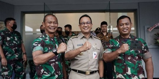 Anies Ajak Pangdam Mayjen Untung Budiharto Kolaborasi Bangun Jakarta