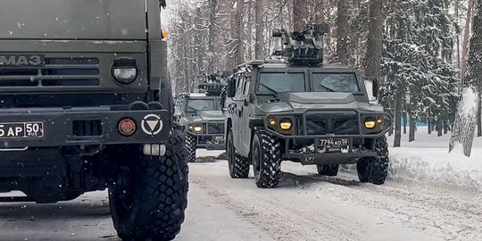 Rusia Tarik Mundur Pasukannya dari Kazakhstan
