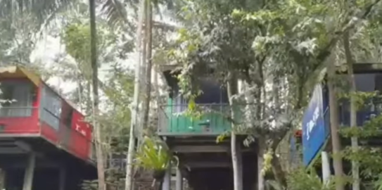 Serunya Berlibur di Sungai Citumang Pangandaran, Ada Hotel Kontainer Ramah Lingkungan